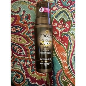 Jergens Instant Sun Deep Bronze Sunless Tanning Mousse NEW